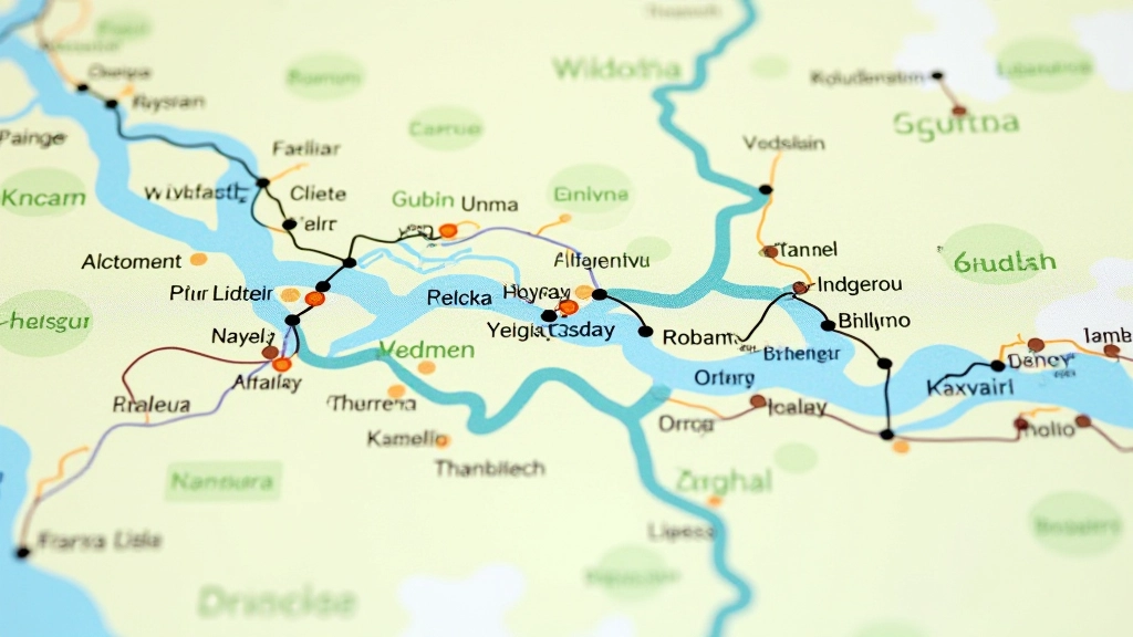 Map showing Vltava river route sections with marked cycling paths and towns, detailed route markings, clear geography